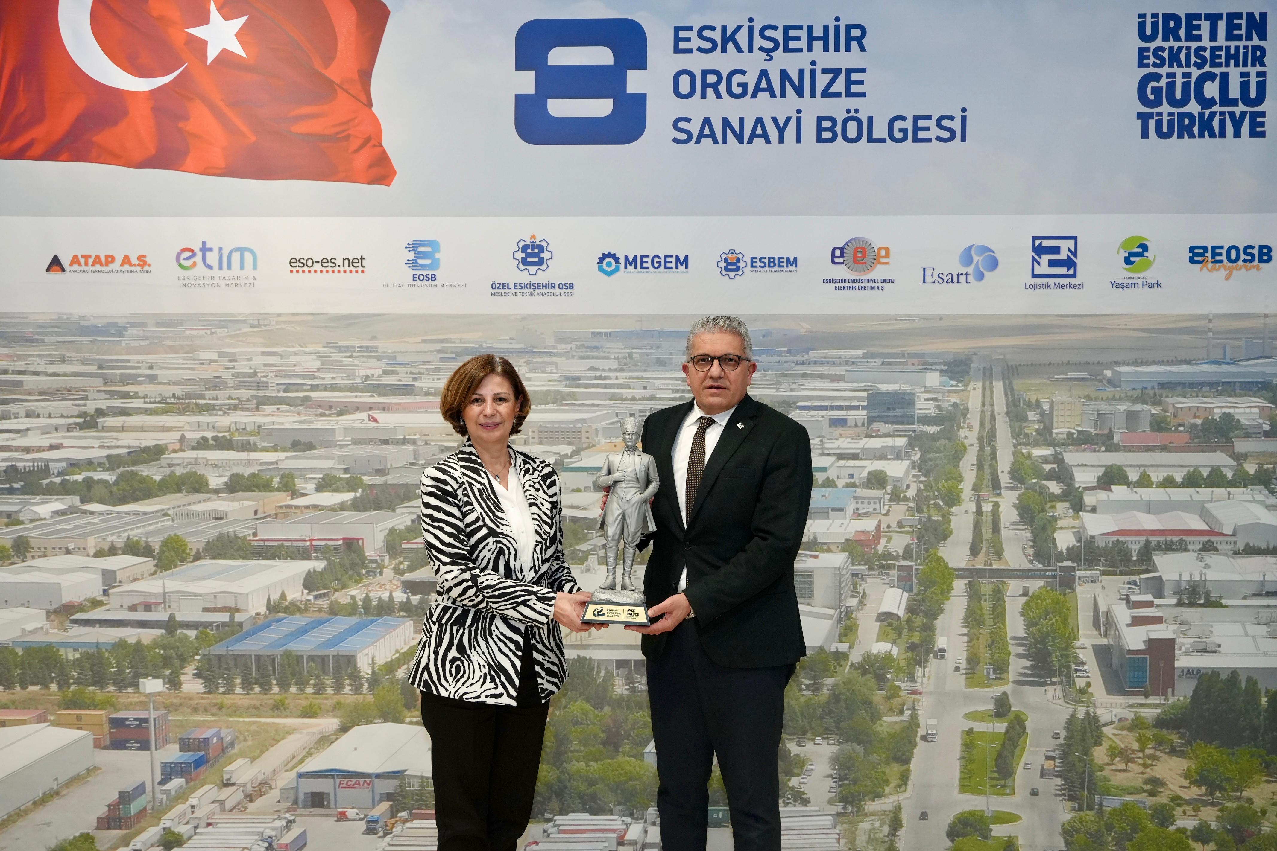 Başkan Ünlüce’den ESO ve EOSB’ye ziyaret