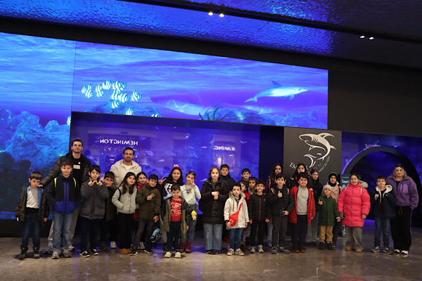 Maltepe’de çocuklar su altı dünyasını ziyaret etti