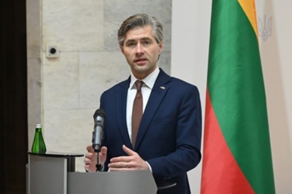 Litvanya Dışişleri Bakanı, Almanya Dışişleri Bakanı’nı Vilnius’ta karşıladı