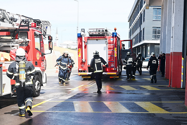 Yalova İtfaiyesi’nden 2025’te yoğun mesai