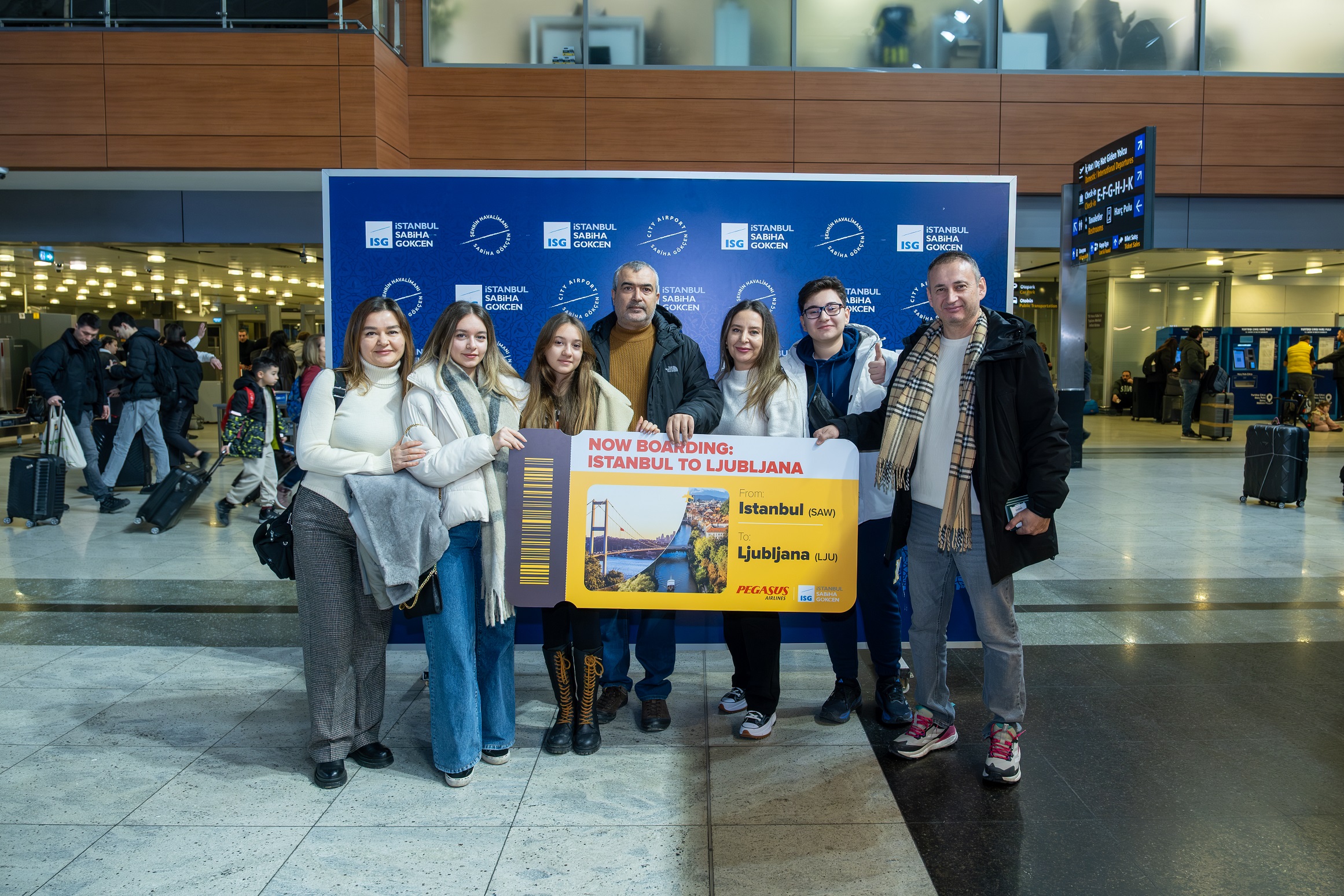 Sabiha Gökçen’den başkent Ljubljana’ya direkt uçuşlar başladı