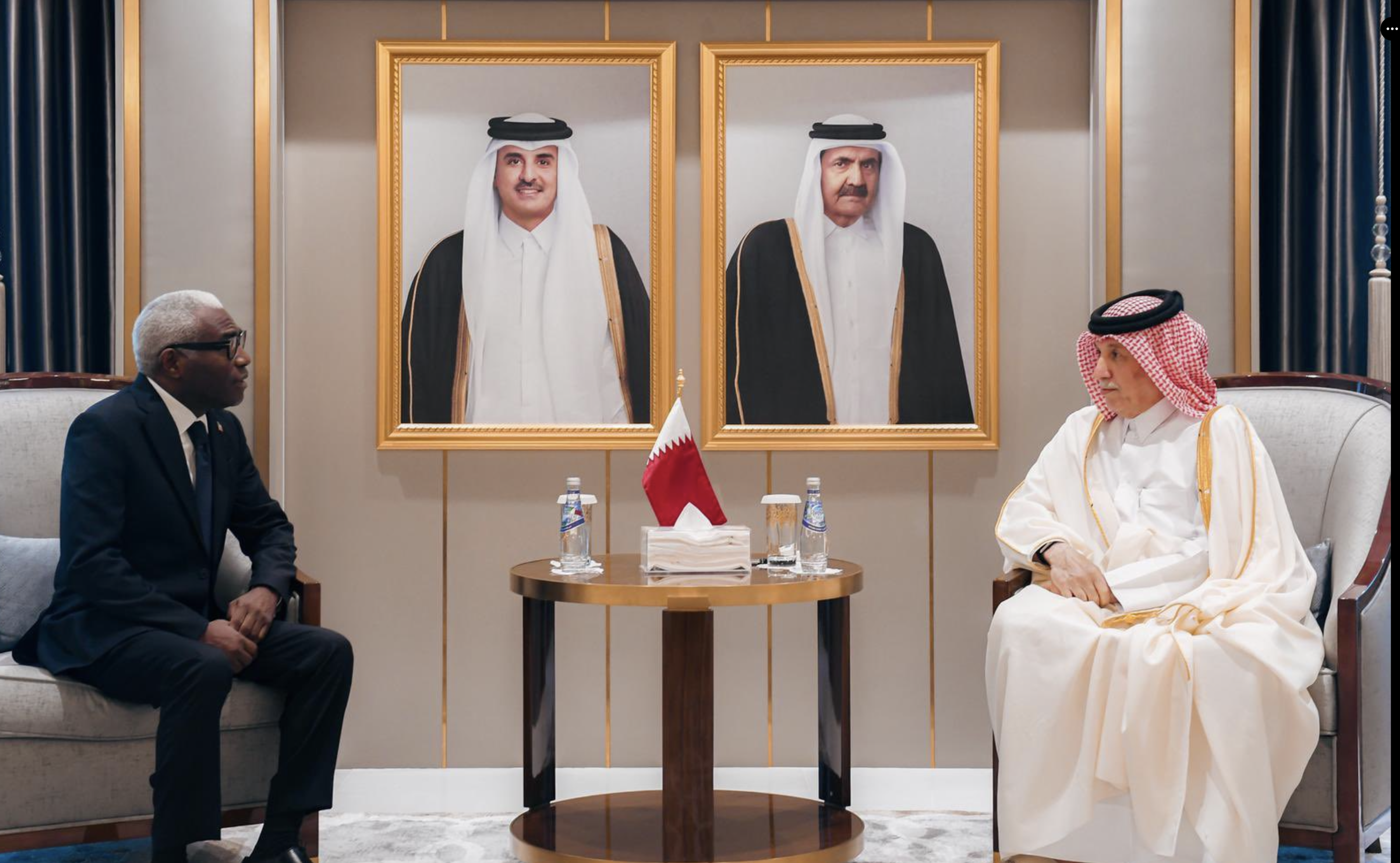 Katar, Haiti ve Bulgaristan büyükelçilerinin güven mektuplarını kabul etti