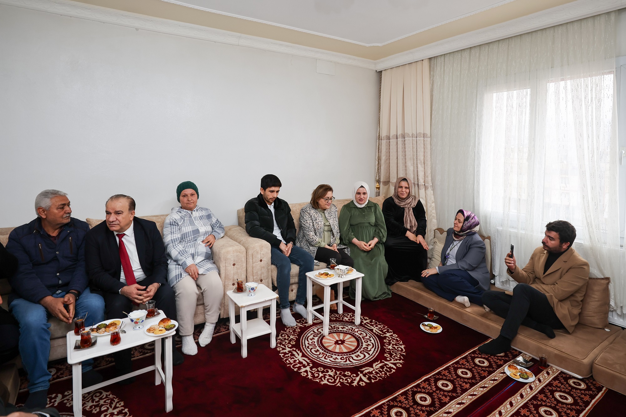 Gaziantep’te “Bir Umut Bir Can” Projesi kapsamında aile ziyareti yapıldı