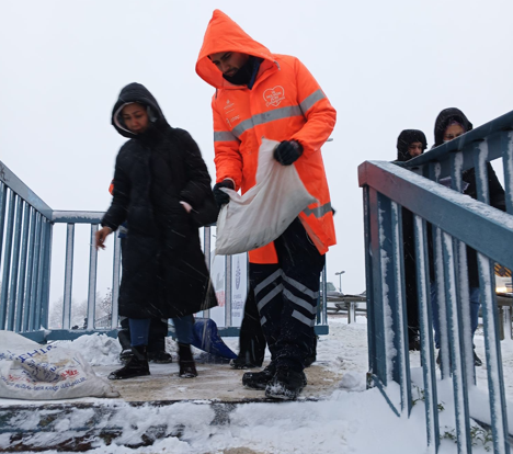 İstanbul’da kar yağışı sabah saatlerinde kuvvetlendi
