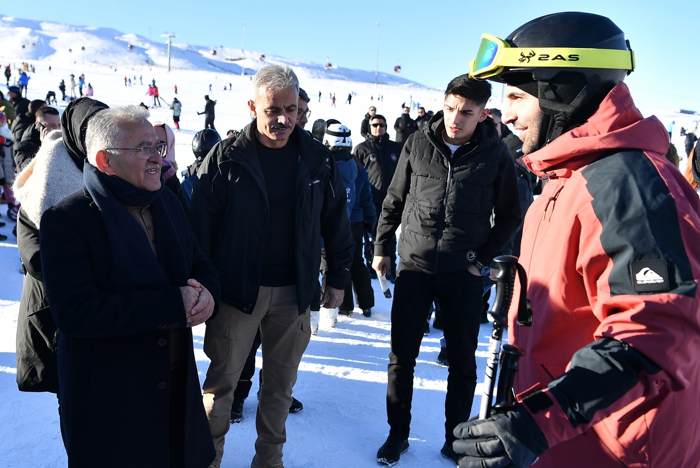 Başkan Büyükkılıç’tan Erciyes Kayak Merkezi’ne ziyaret