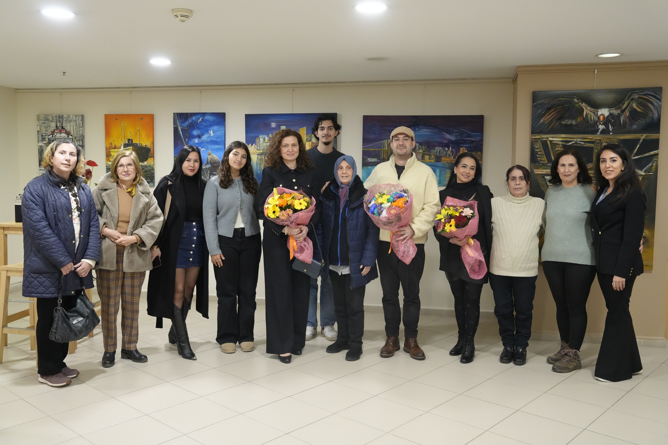 ‘Tesadüf 3’ resim sergisi Kartal’da açıldı