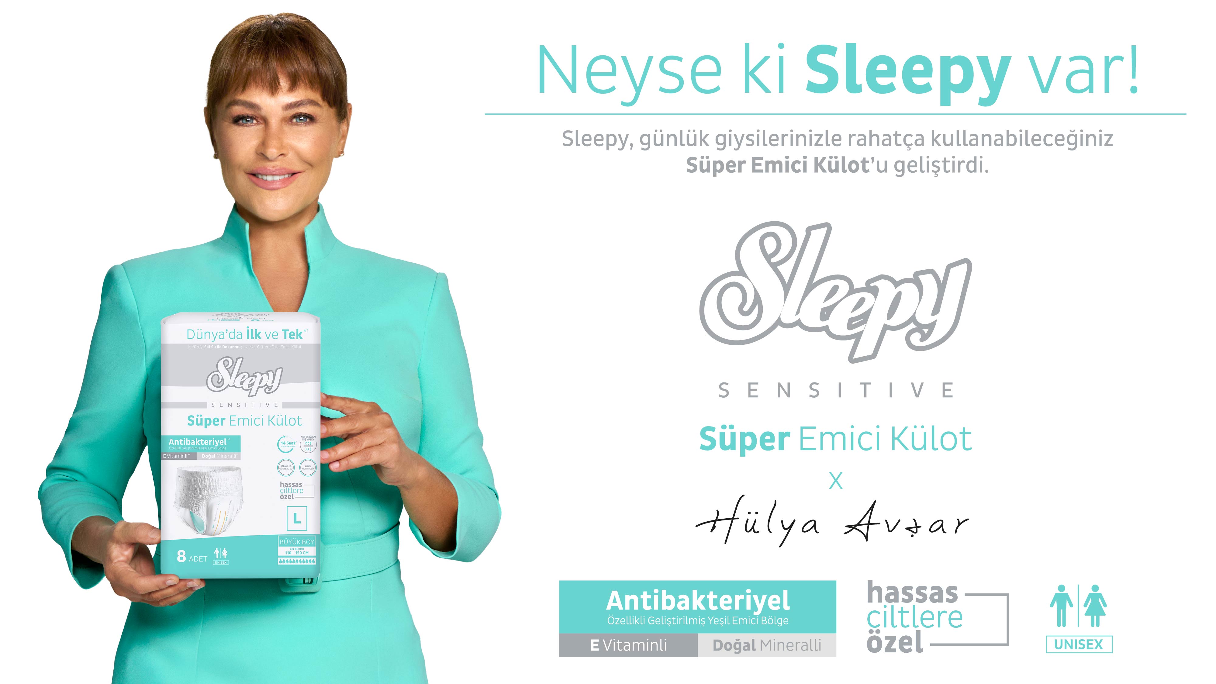 Emici külot kategorisinde “Neyse ki Sleepy var!”