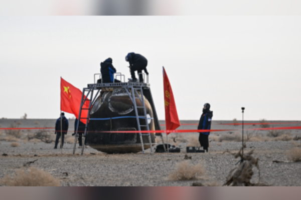 Shenzhou-20 dönüş kapsülü Dünya’ya iniş yaptı