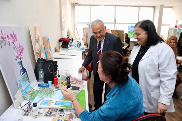 Başkan Güler, ORMEK’te kursiyerlerle bir araya geldi