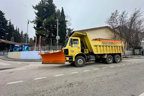 Gaziantep’te karla mücadele çalışmaları tamamlandı
