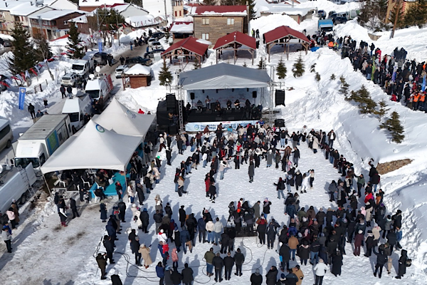 Çambaşı Yaylası’nda 21. Kış Festivali düzenlendi
