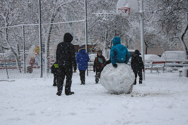 Malatya’da eğitime kar arası