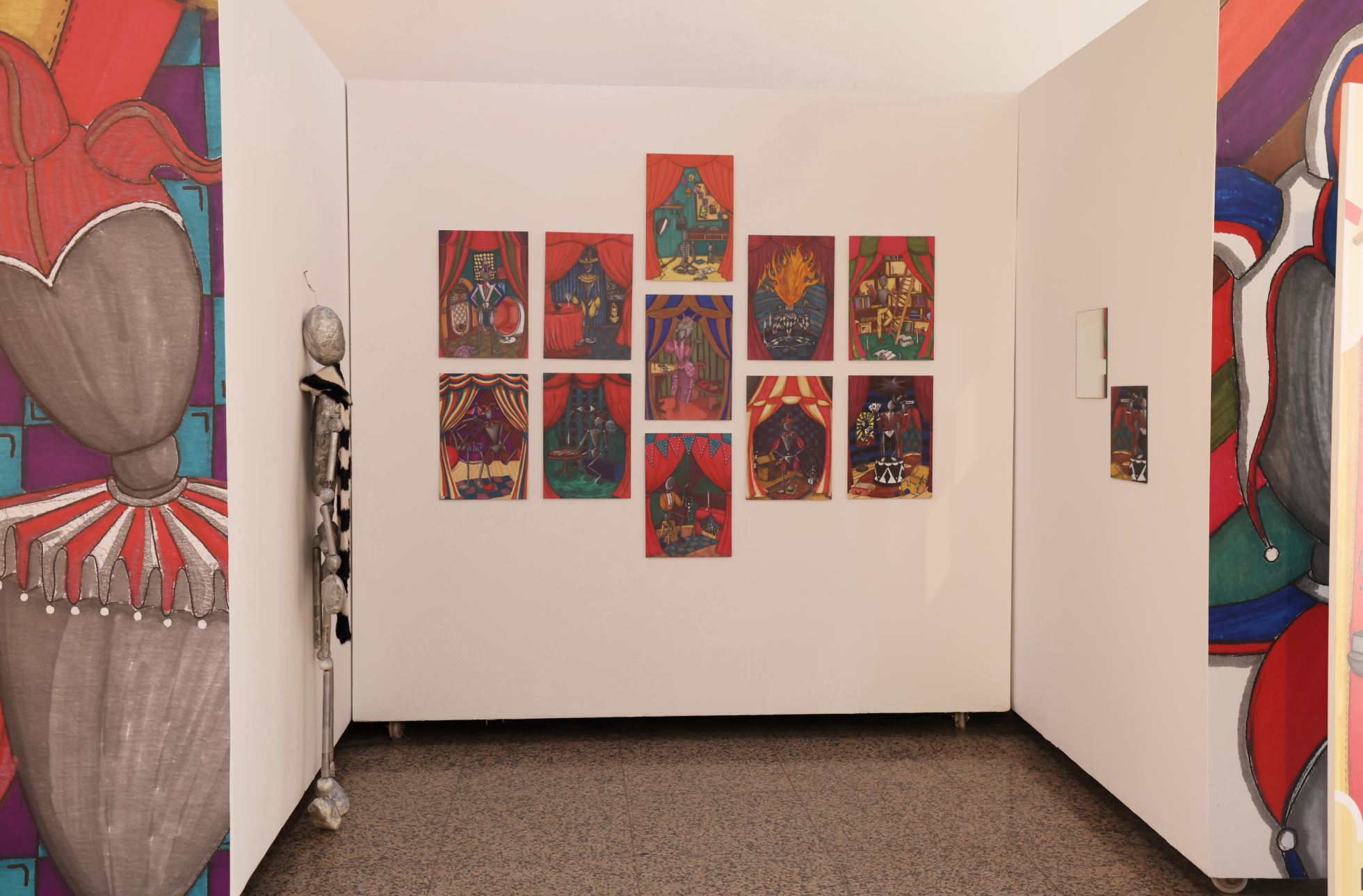 Küçükçekmece’de ‘Kukla’ sergisi açıldı