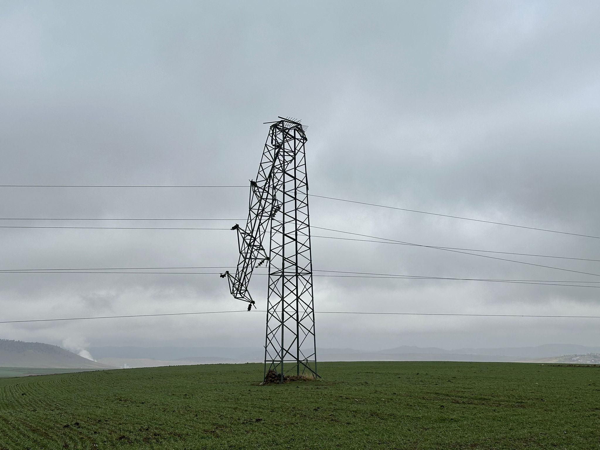 Mardin Derik’te gerilim hattında hırsızlık