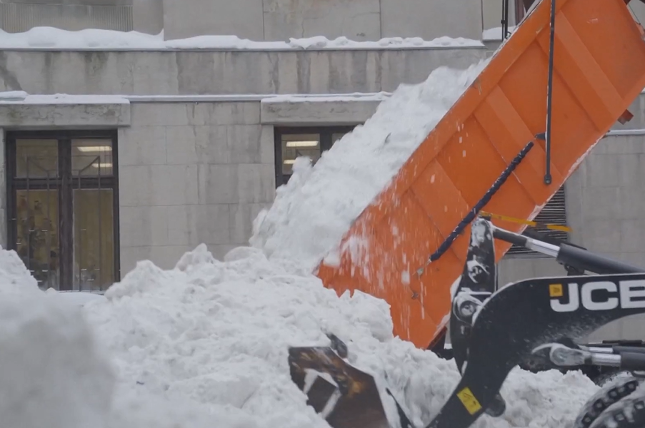 Moskova’yı vuran kar fırtınası nedeniyle turuncu alarm verildi