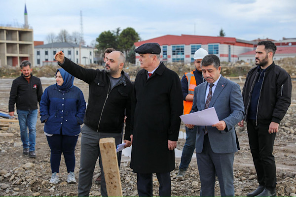 Başkan Özlü, “Atılım Yılı” projelerini yerinde inceledi