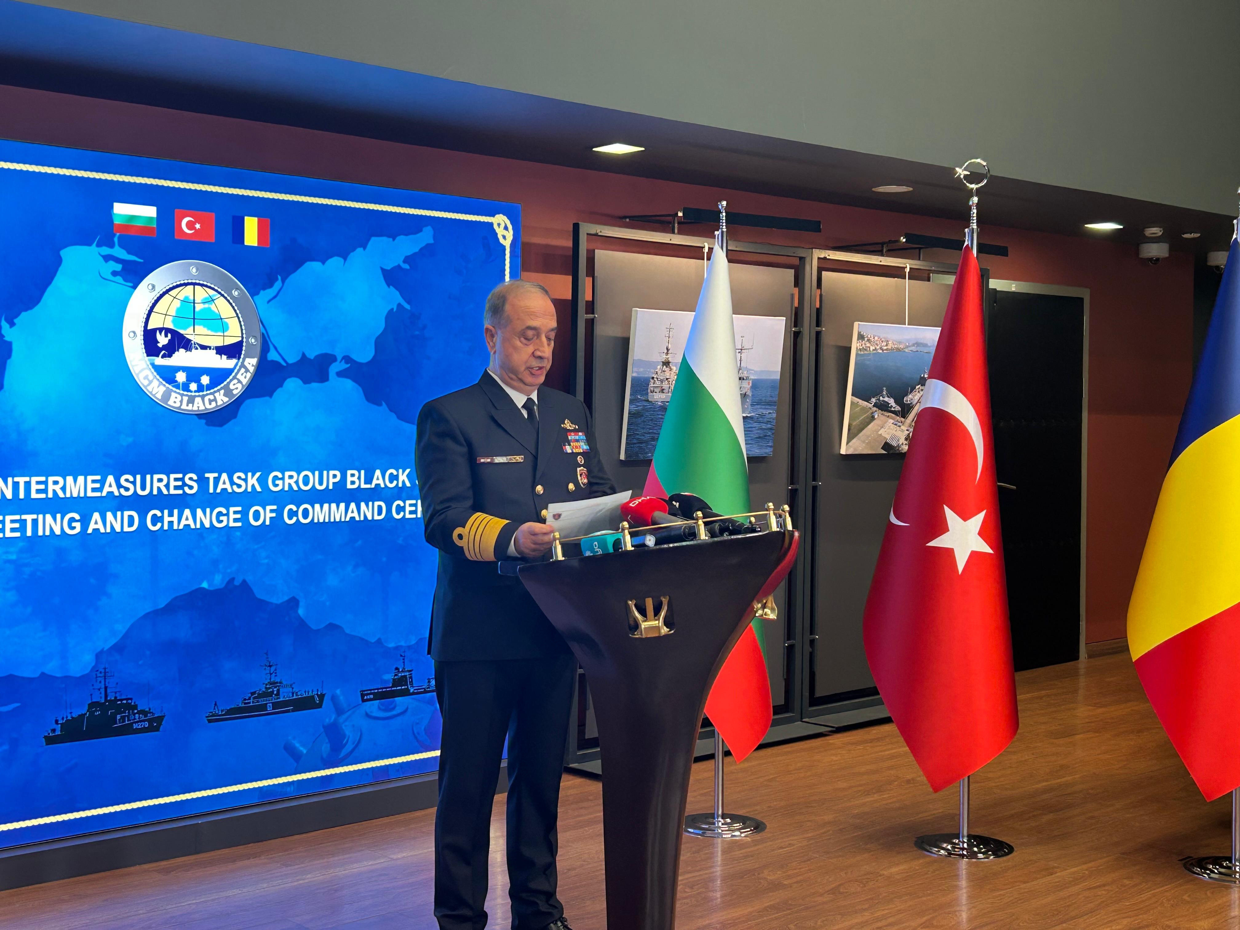 Karadeniz Mayın Karşı Tedbirleri Görev Grubu’nda komuta Türkiye’ye geçti