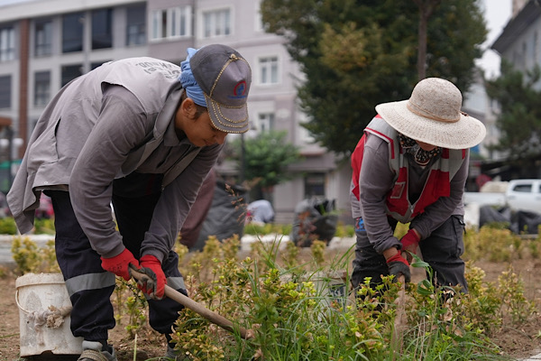 Düzce’nin yeşil alanları 2025 yılında yenilendi