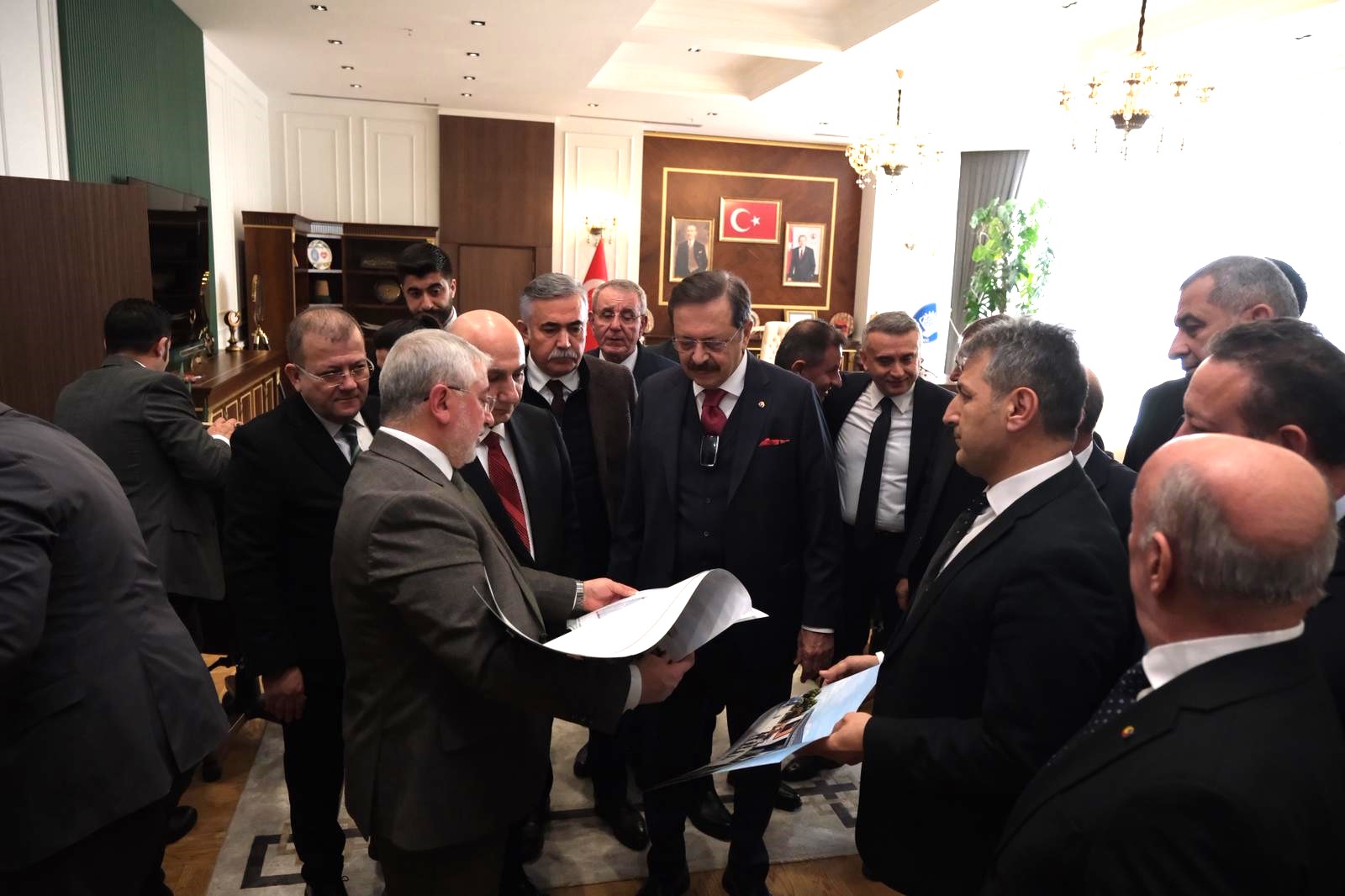 Hisarcıklıoğlu ve Arslan’dan Başkan Aşgın’a ziyaret