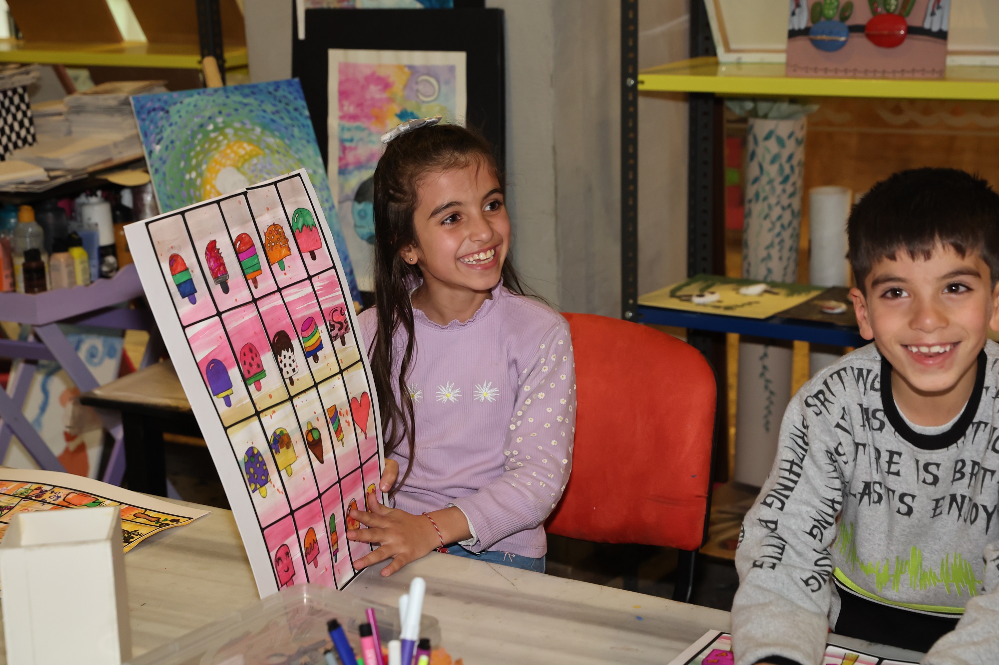 Başkan Şahin’den yarıyıl tatili atölyelerine ziyaret