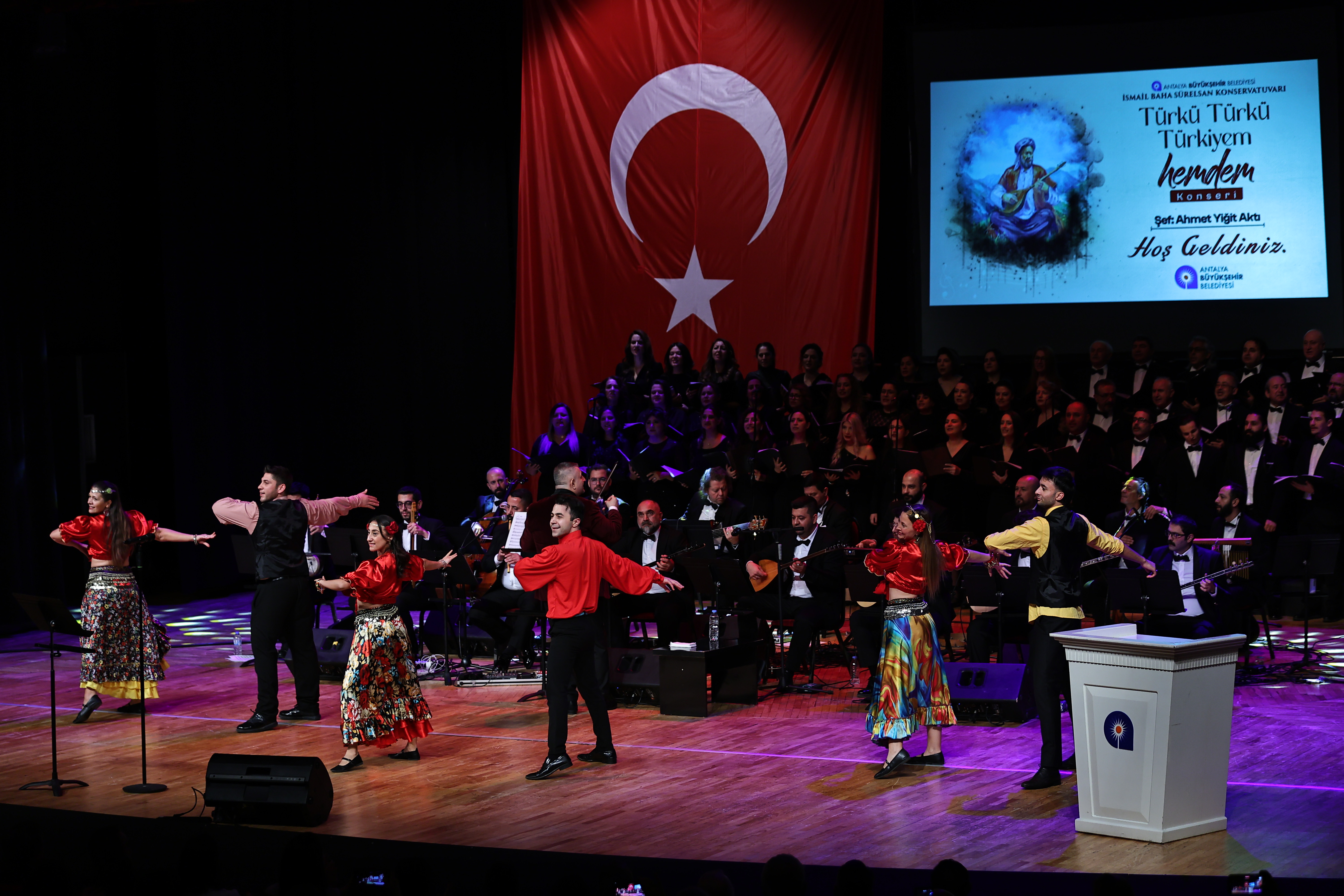 Antalya’da “Türkü Türkü Türkiyem Hemdem” konseri