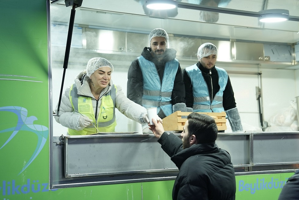 Beylikdüzü’nde karla mücadele