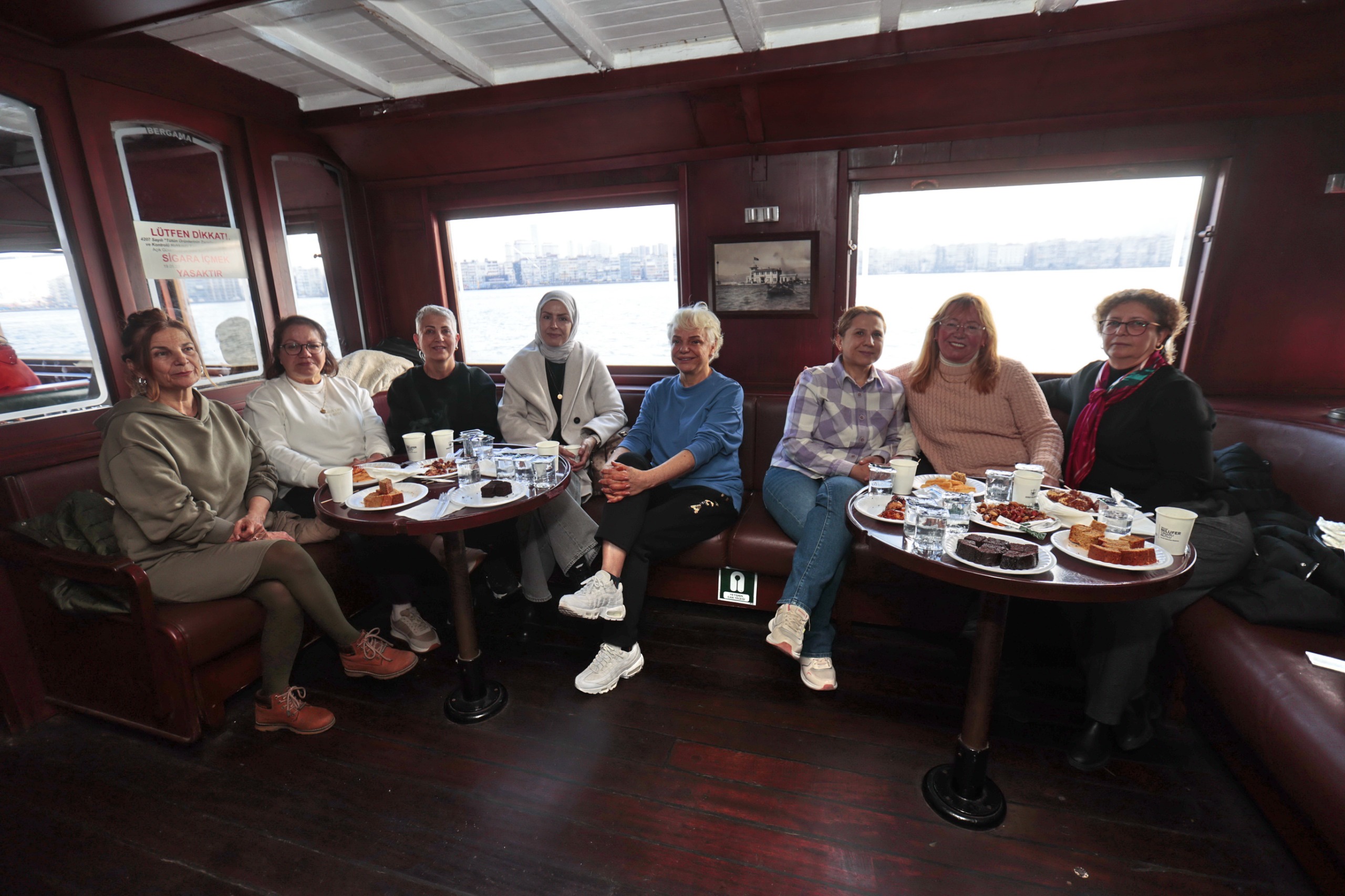 Bergama vapuru Konaklı kadınları konuk etti