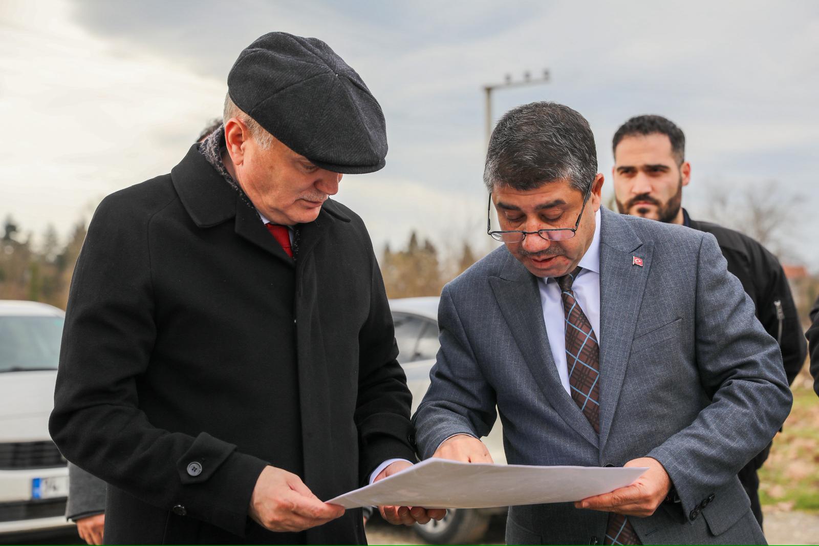 Başkan Özlü, “Atılım Yılı” projelerini yerinde inceledi