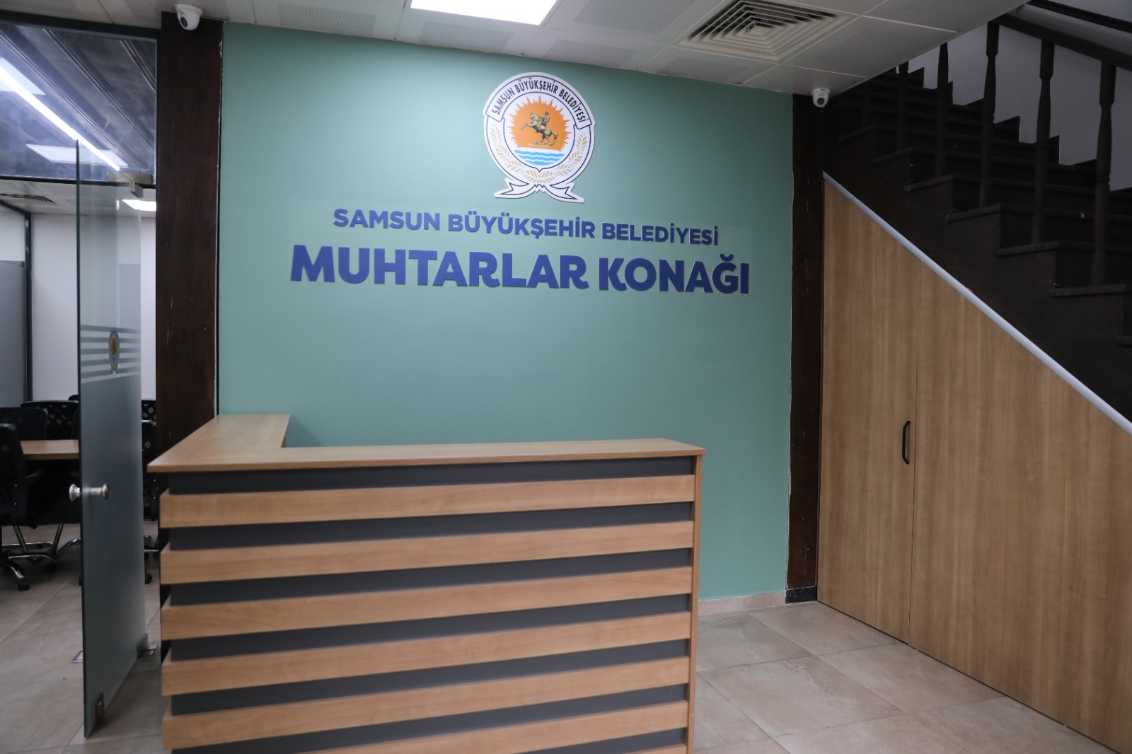 Samsun Muhtarlar Konağı’ndaki çalışmalar bitti