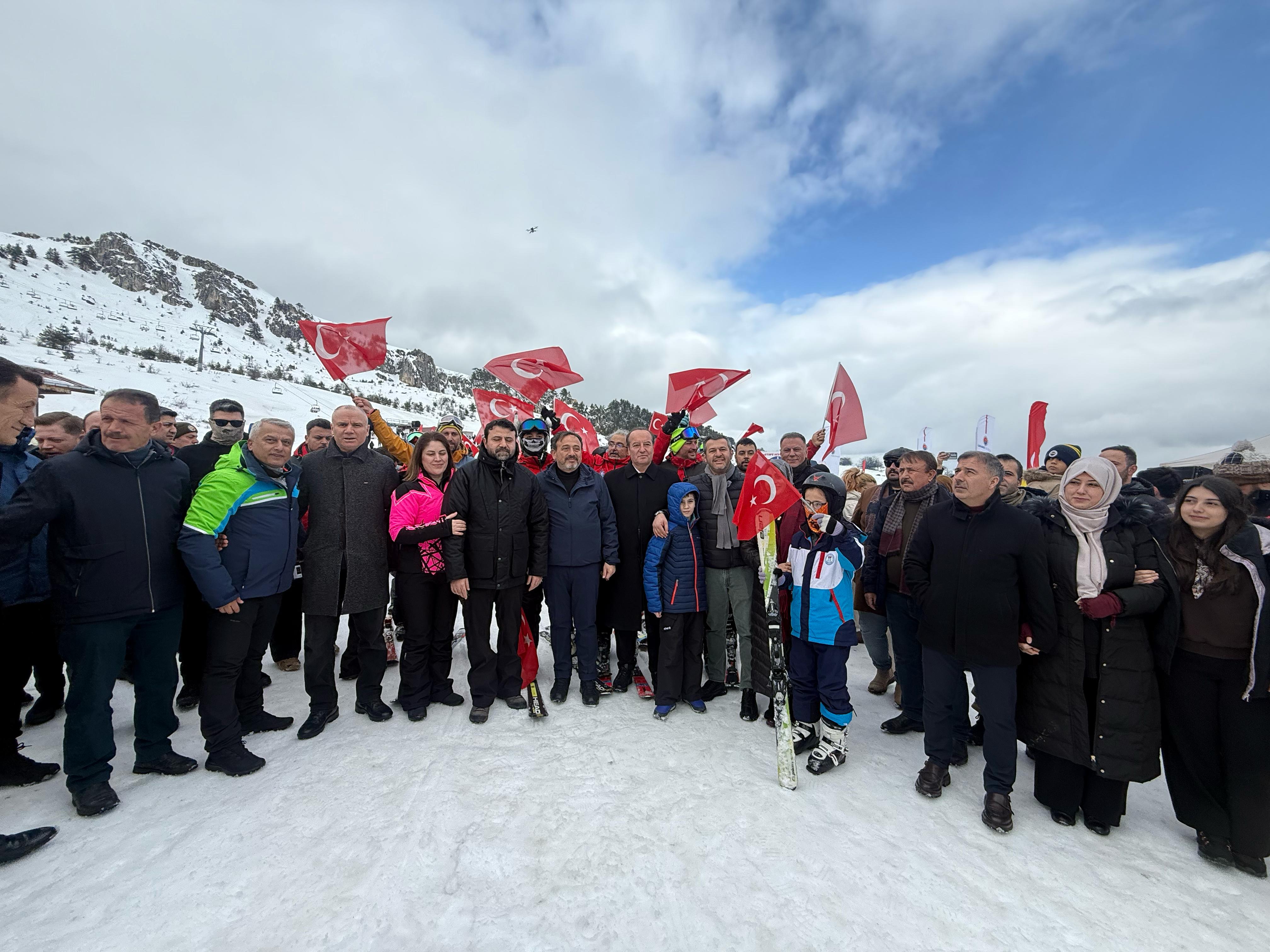 Karabük’te Keltepe Kayak Festivali düzenlendi