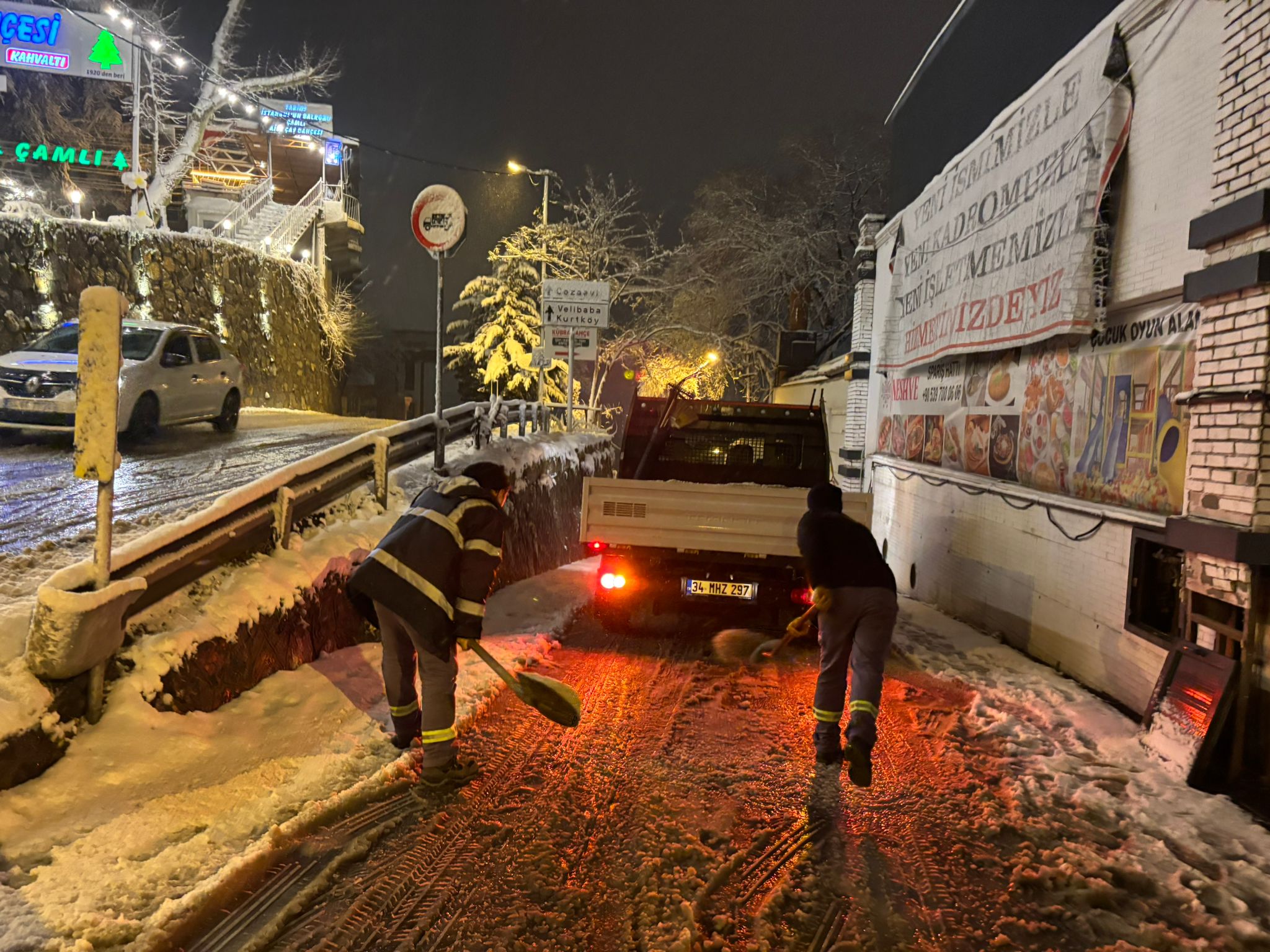 Kartal’da karla mücadele çalışmaları