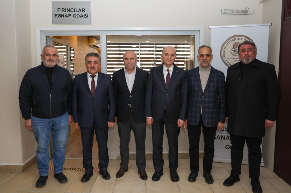 Başkan Özlü’den esnaf ve sanatkarlar odalarına ziyaret