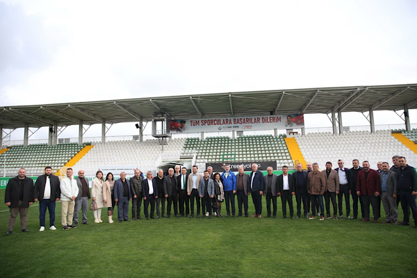 Yenilenen Serik İsmail Ogan Stadı hizmete açıldı