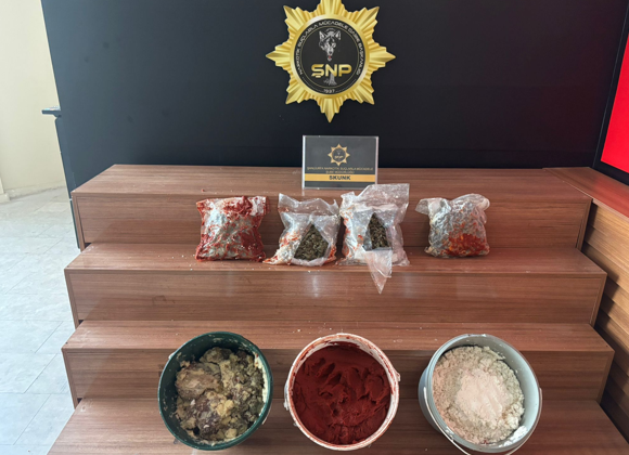 Şanlıurfa’da 2 kilo 400 gram skunk ele geçirildi