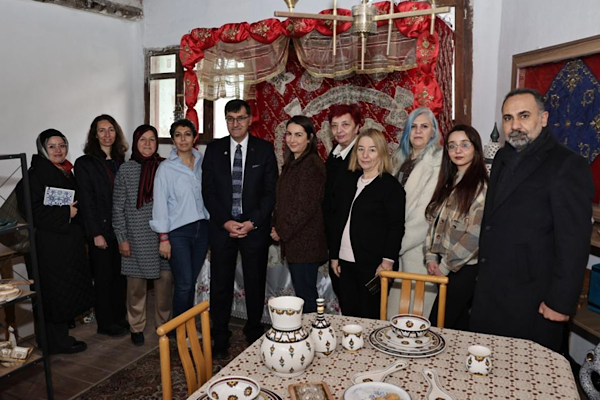 Kütahya’da kadın girişimciler Başkan Kahveci’yi ağırladı