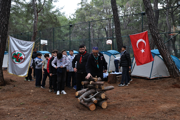 Antalya Büyükşehir Belediyesi izcileri kaynaşma kampında buluştu
