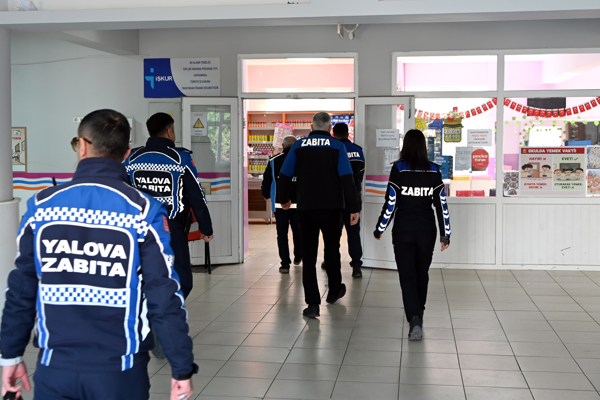 Yalova Belediyesi’nden okul kantinlerine yönelik denetim