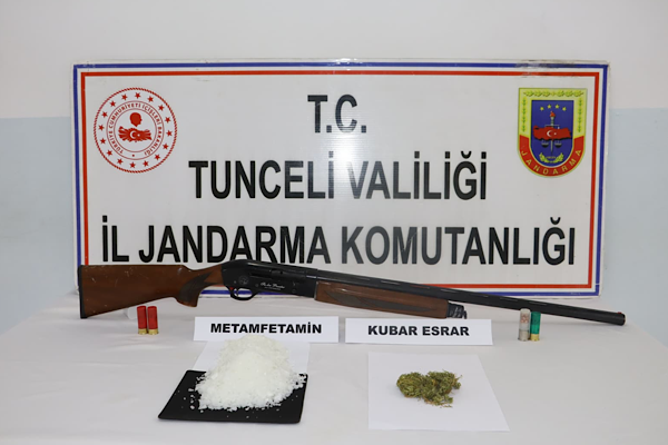 Tunceli’de narkotik operasyonu