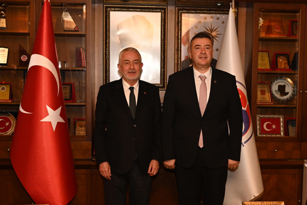 Başkan Başdeğirmen, Eğirdir Belediyesi’ni ziyaret etti