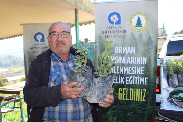 Manavgat’ta orman yangınlarına karşı farkındalık eğitimi