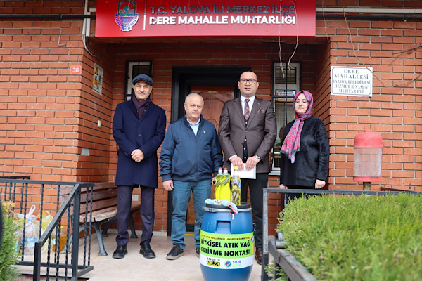 Yalova’da bitkisel atık yağ toplama çalışmaları başladı