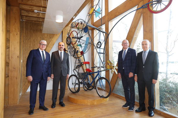 Avrupa Bisiklet Birliği Başkanı Casa, Başkan Altay’ı ziyaret etti