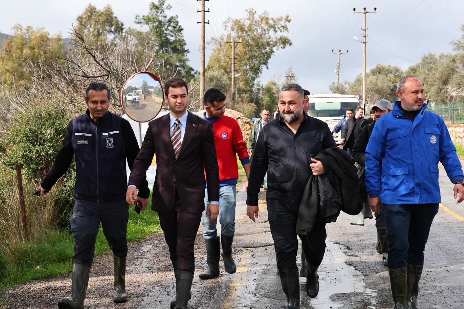 Başkan Mandalinci’den taşkın bölgesine ziyaret