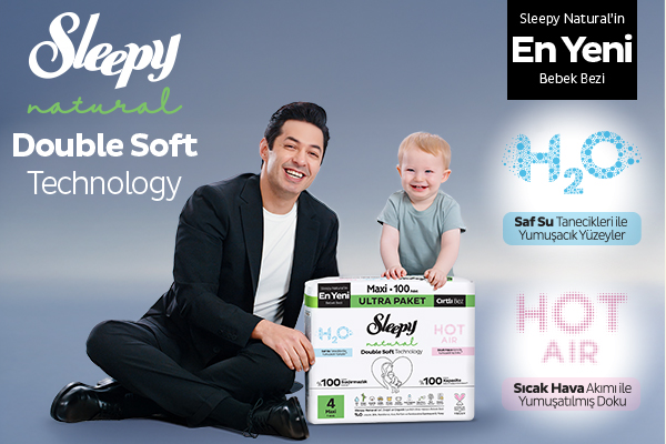 Sleepy’nin bebek bakımındaki 2. devrimi: Double Soft Technology