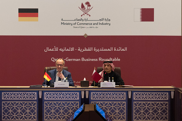 Al-Thani ve Almanya Başbakanı Merz Doha’da bir araya geldi