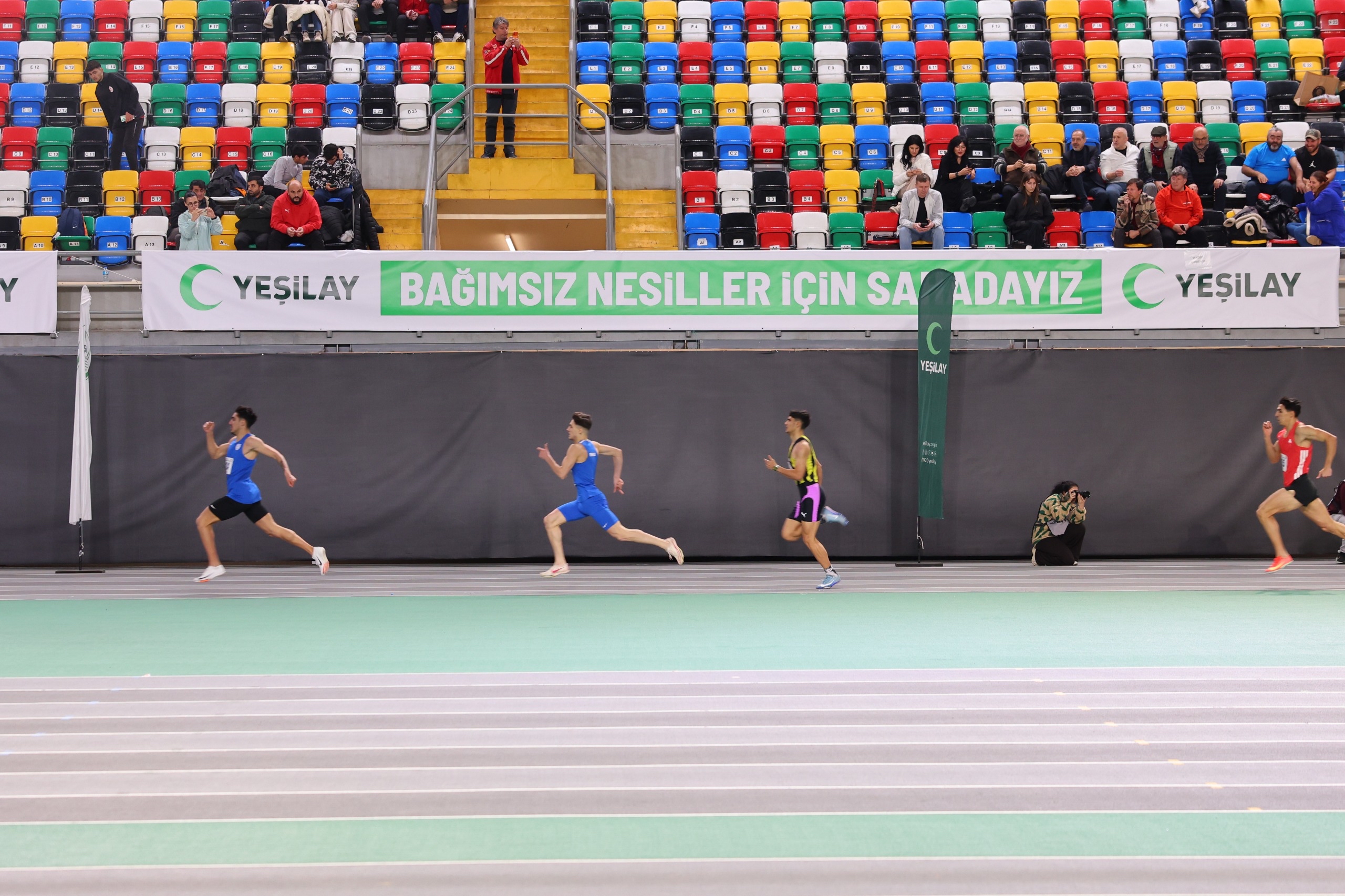 Yeşilay Türkiye Salon Atletizm Şampiyonası tamamlandı