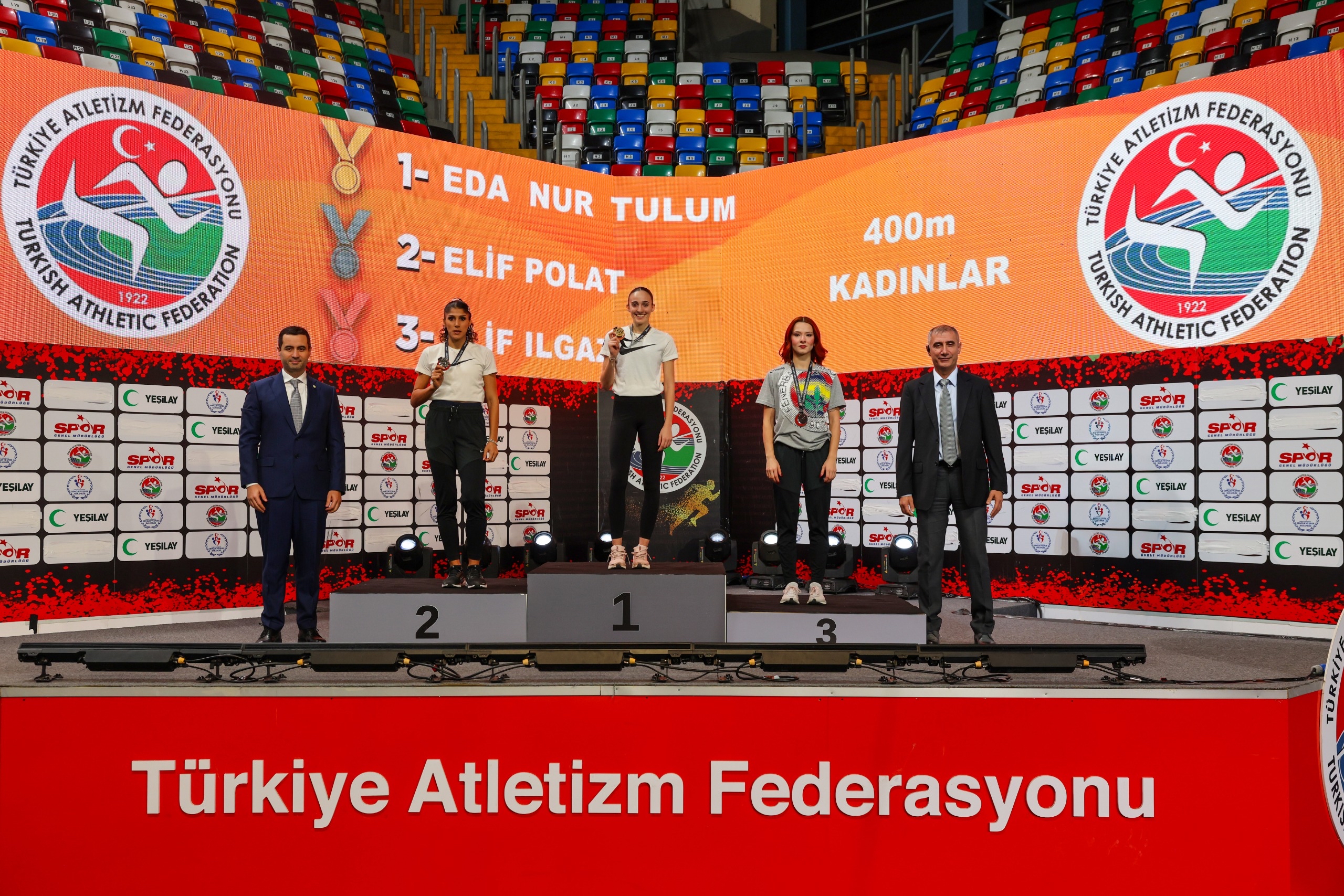 Yeşilay Türkiye Salon Atletizm Şampiyonası tamamlandı