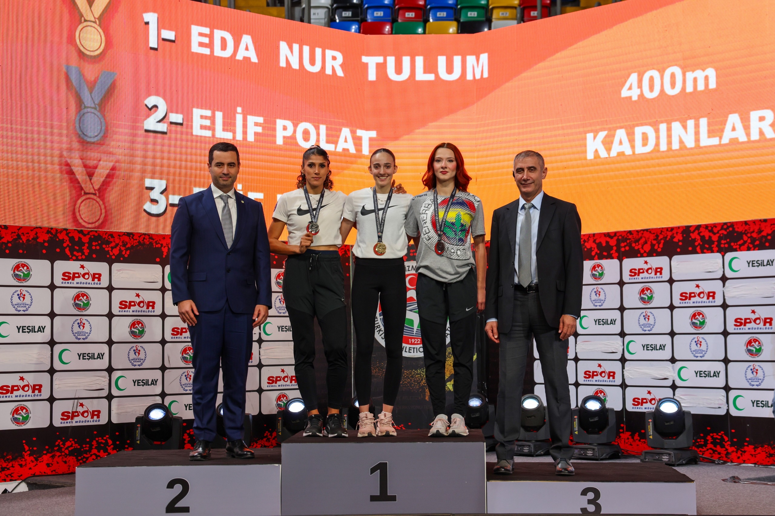 Yeşilay Türkiye Salon Atletizm Şampiyonası tamamlandı