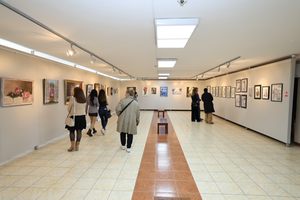 ‘Sanatın Sesi’ resim sergisi, Küçükçekmece’de sergileniyor