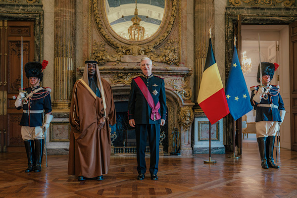 Belçika Kralı Philippe, Al Sulaiti’nin güven mektubunu kabul etti